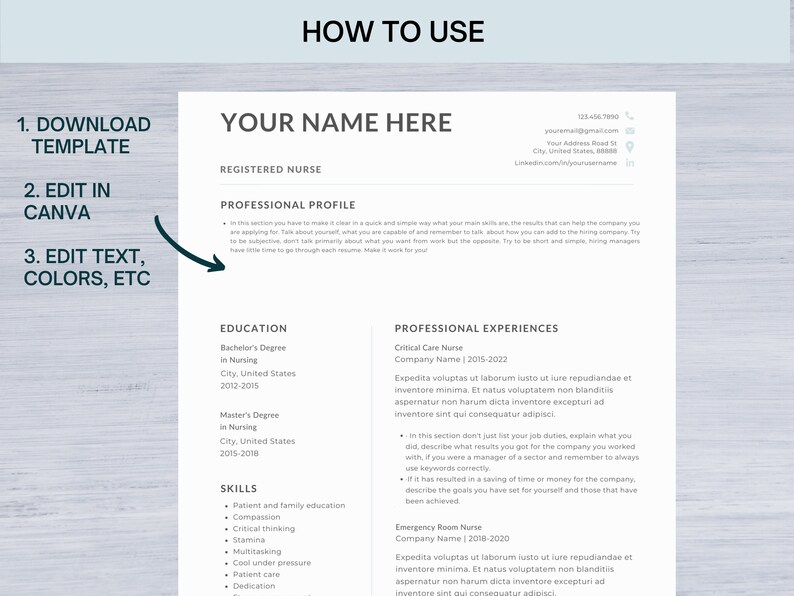 Nurse medical Professional Resume - Il 794xN.4766426120 Lsqo 