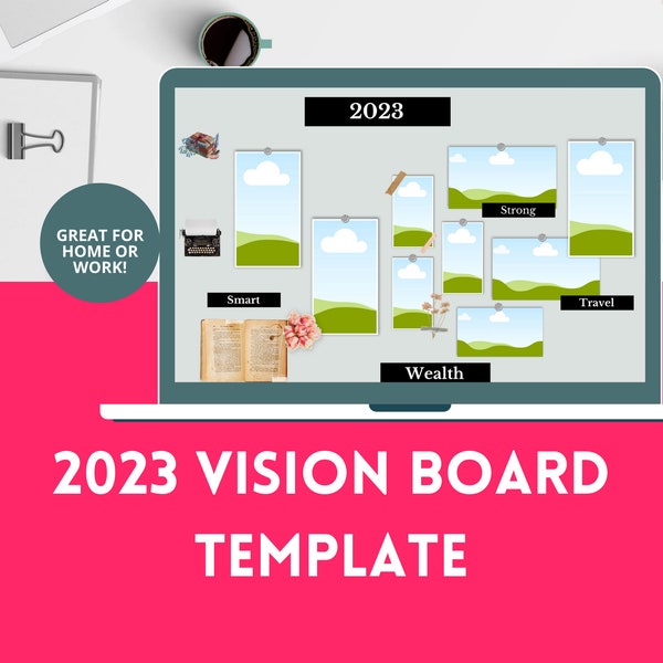 Vision Board Template - Etsy