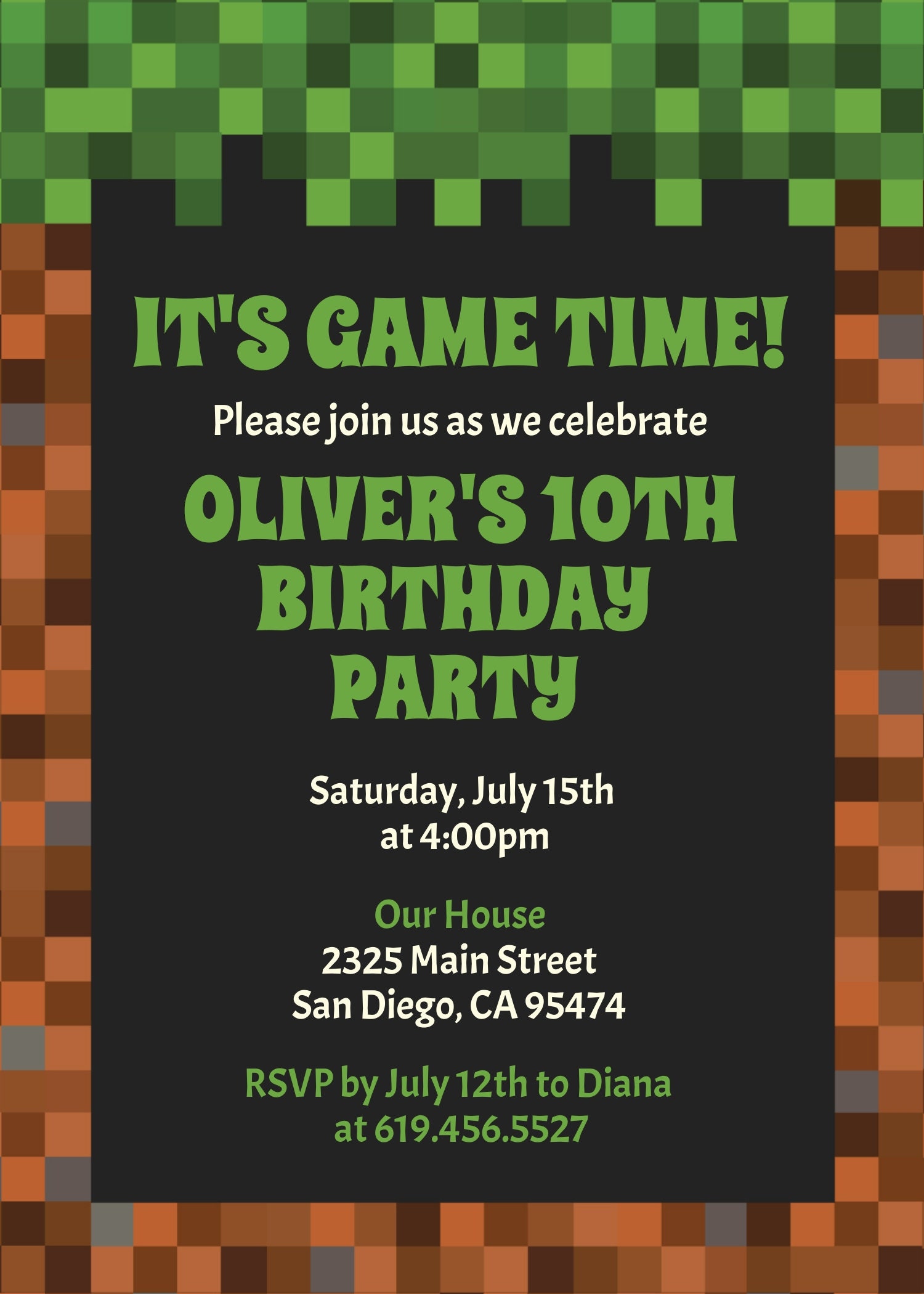 Editable Invite - Corjl Template