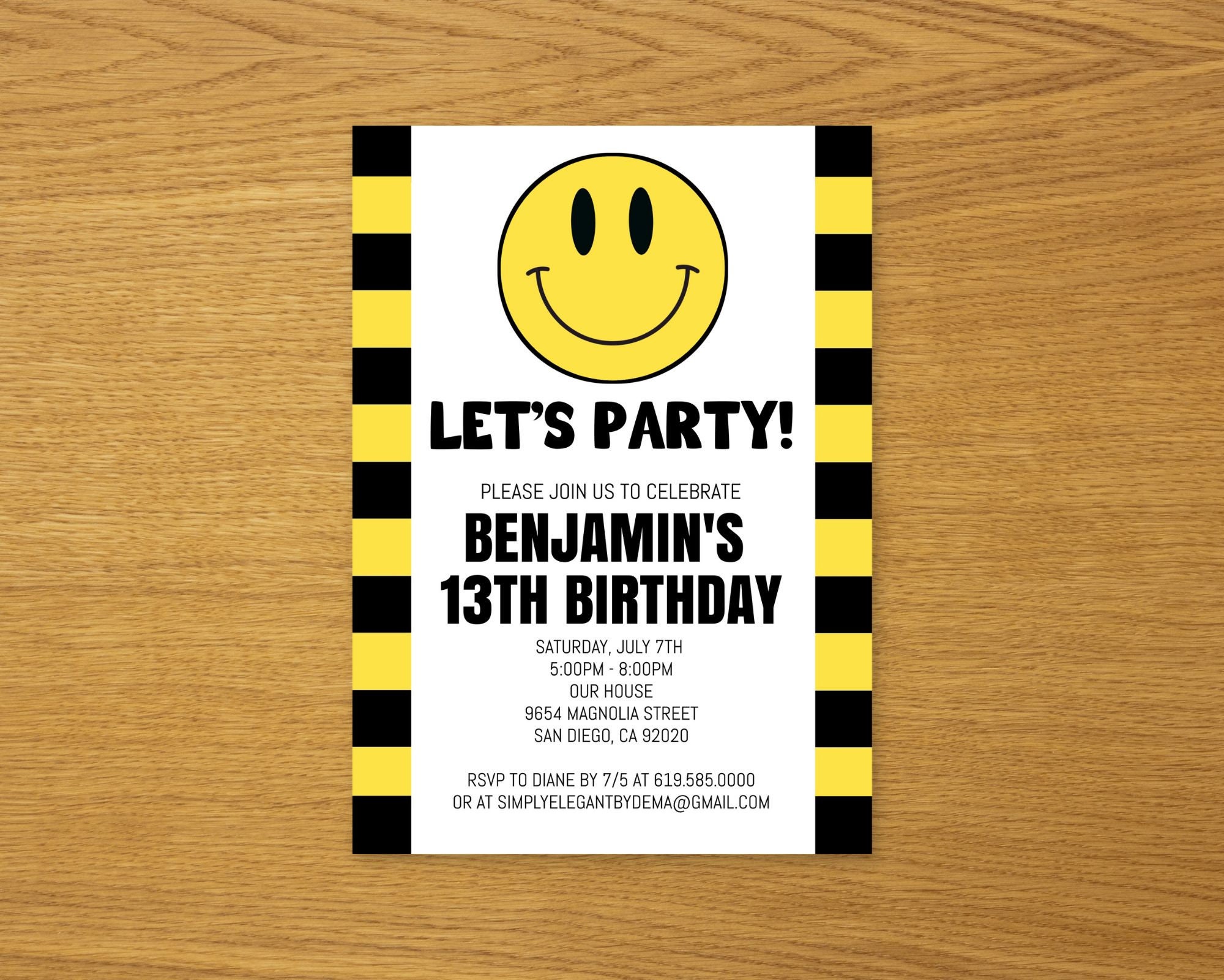 Modello Di Invito Compleanno Emoji | Vettore Gratis - Foto 9