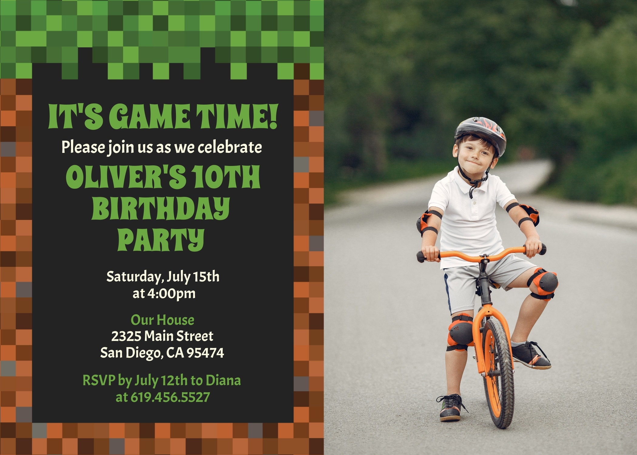 Corjl Editable Minecraft Invite
