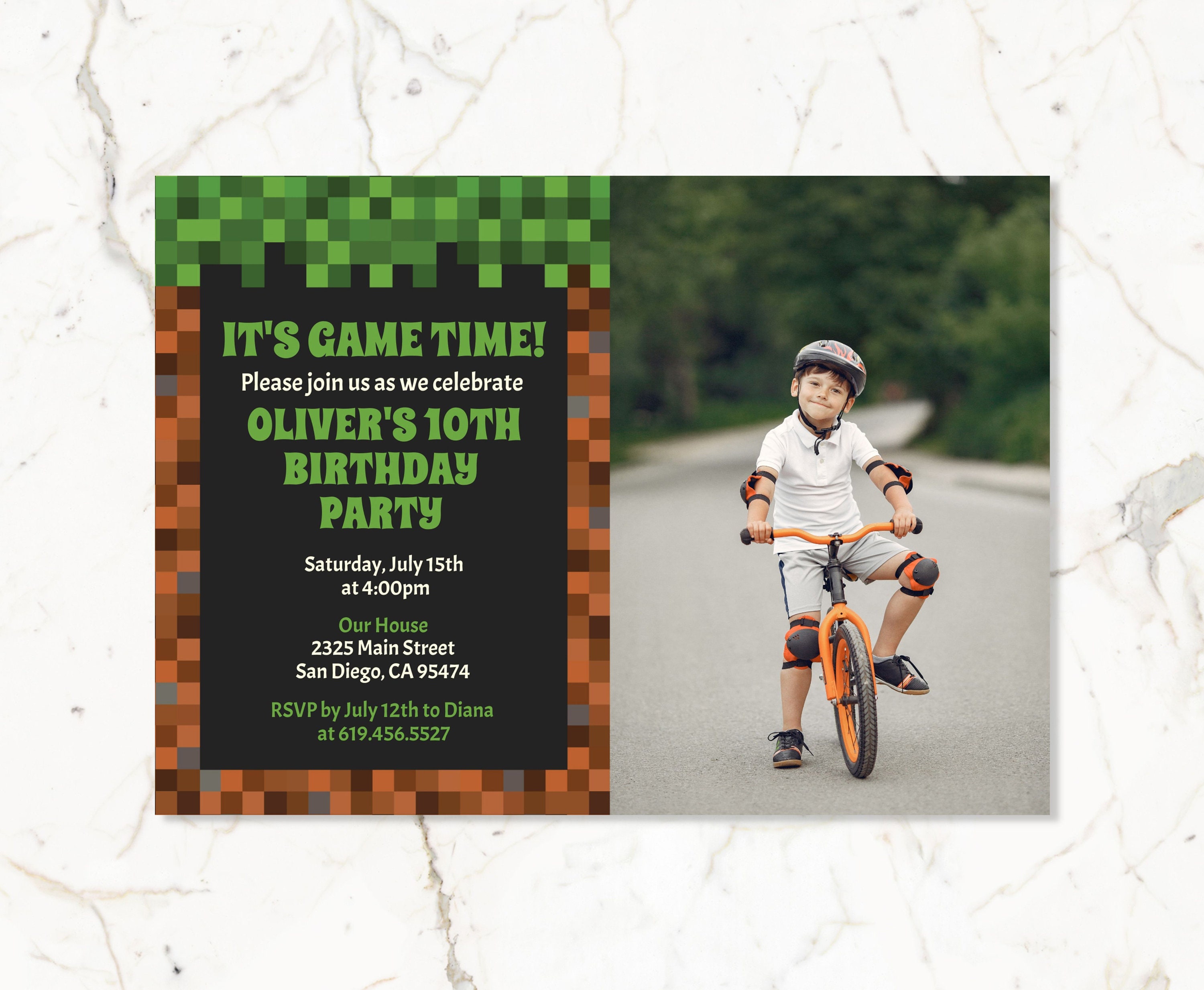 Corjl Editable Minecraft Invite