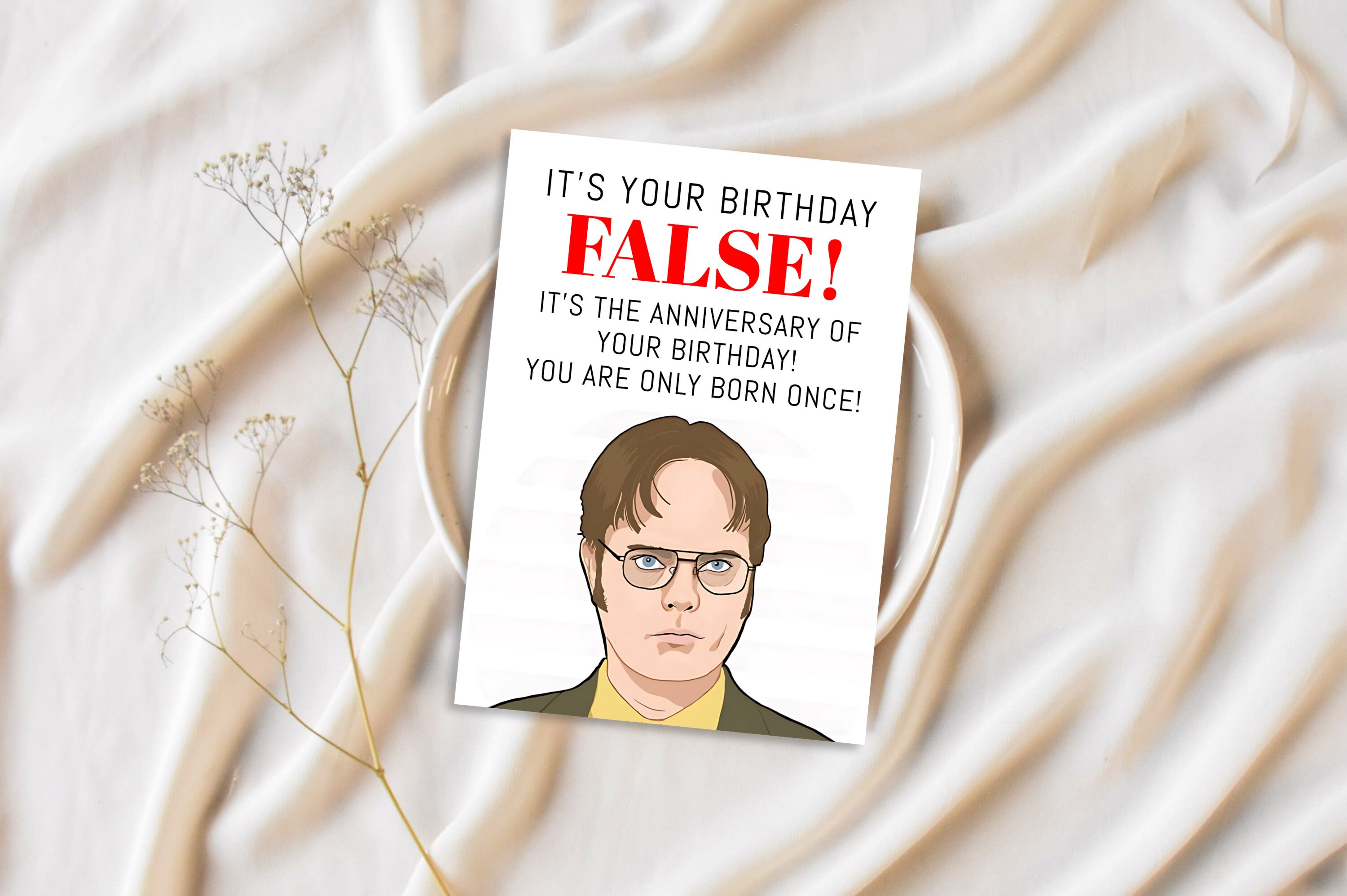 Instant Download Birthday Card PDF Birthday Card Print at Home Funny ...