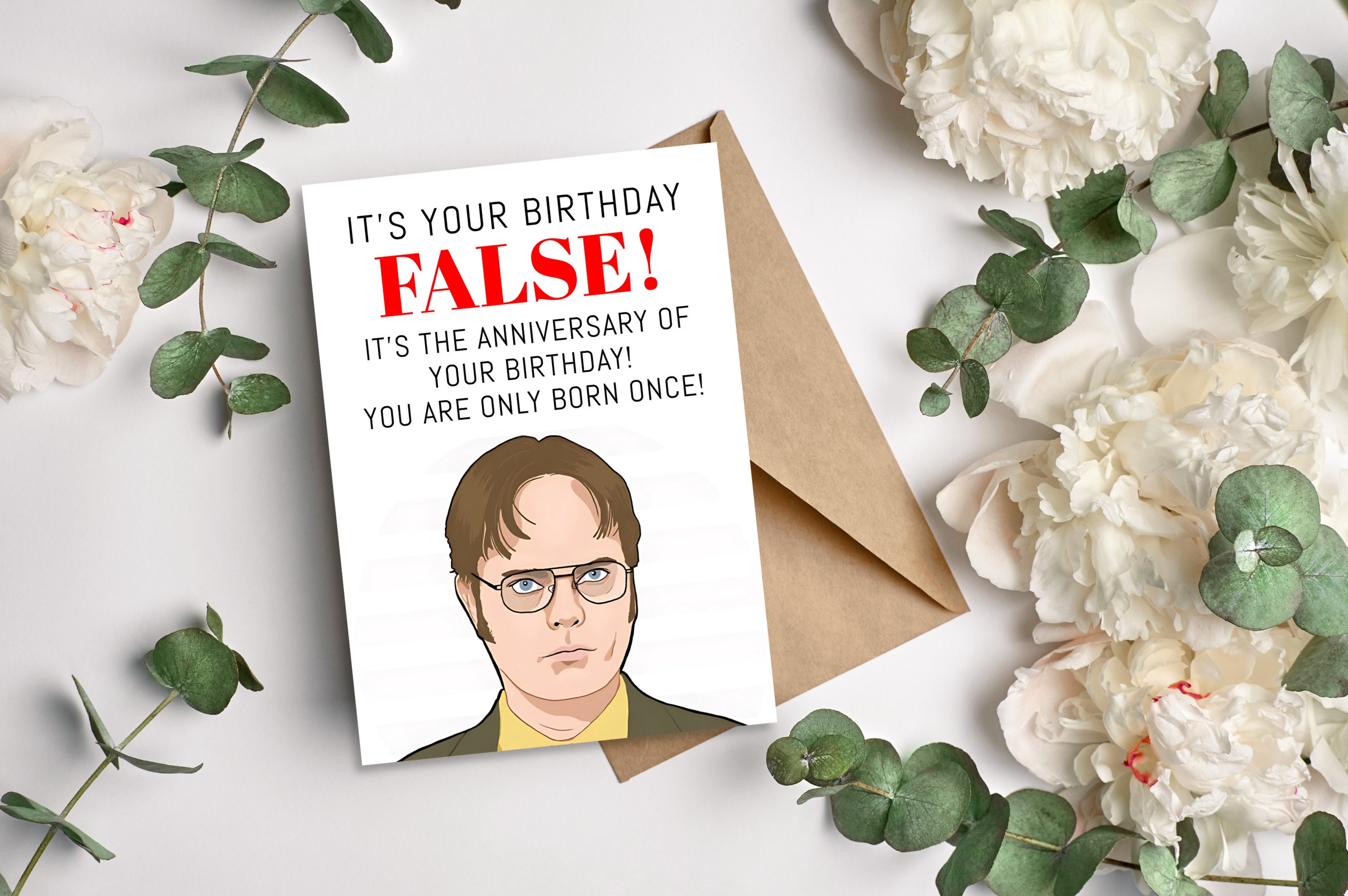 Instant Download Birthday Card PDF Birthday Card Print at Home Funny ...