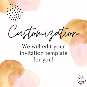 Template Customization Fee