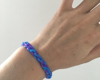 Purple and blue bracelet