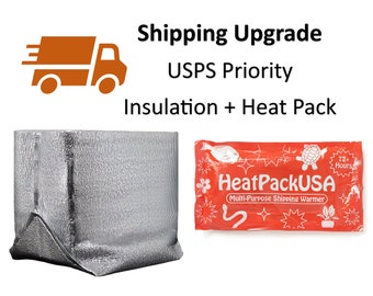 Cold Weather Shipping Upgrade: USPS Priority + Extra Insulation + 72-Hour Heat Pack