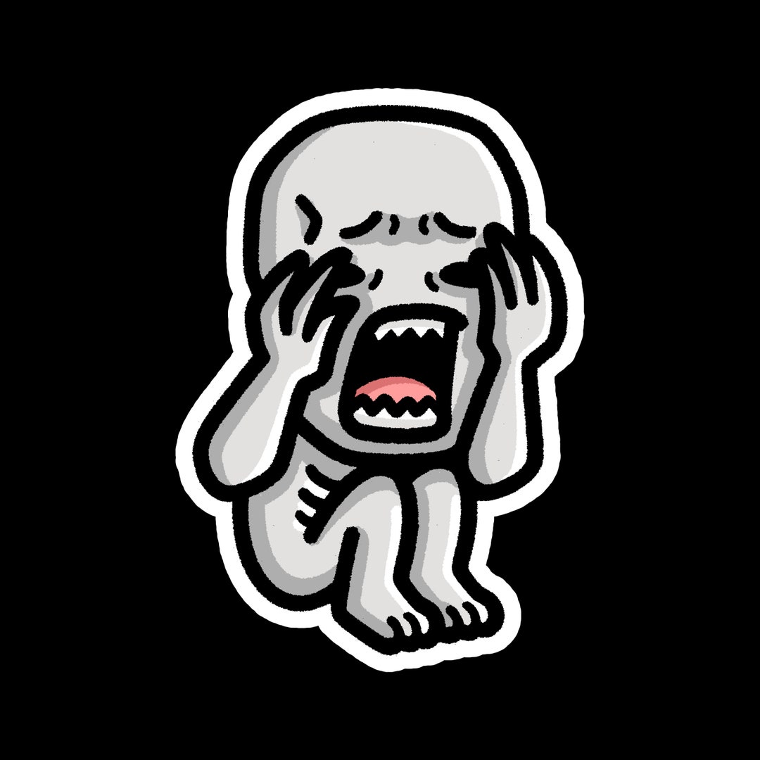 SCP-096 Shy Guy Sticker for Sale by BusinessTanuki