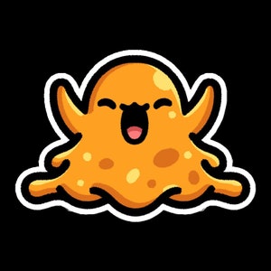 SCP-999 orange blob tickle monster Postcard for Sale by