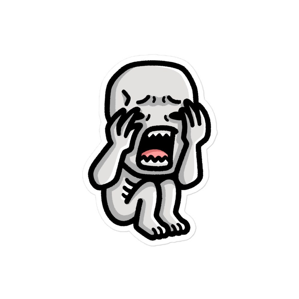SCP-096 Shy Guy SCP Foundation Kids  Sticker for Sale by