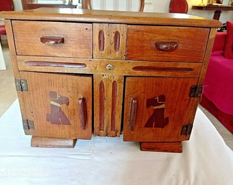toy furniture doll buffet old vintage retro doll furniture