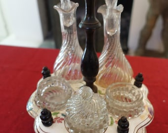 oil and vinegar service Napoleon III oil and vinegar set