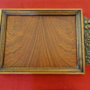 art deco serving tray artisanal folk art design tray