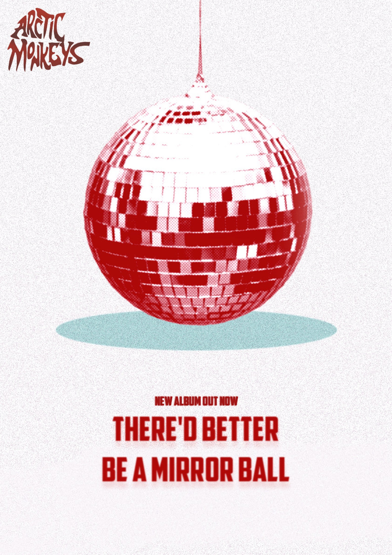 ARCTIC MONKEYS Mirrorball Print the Car Etsy UK