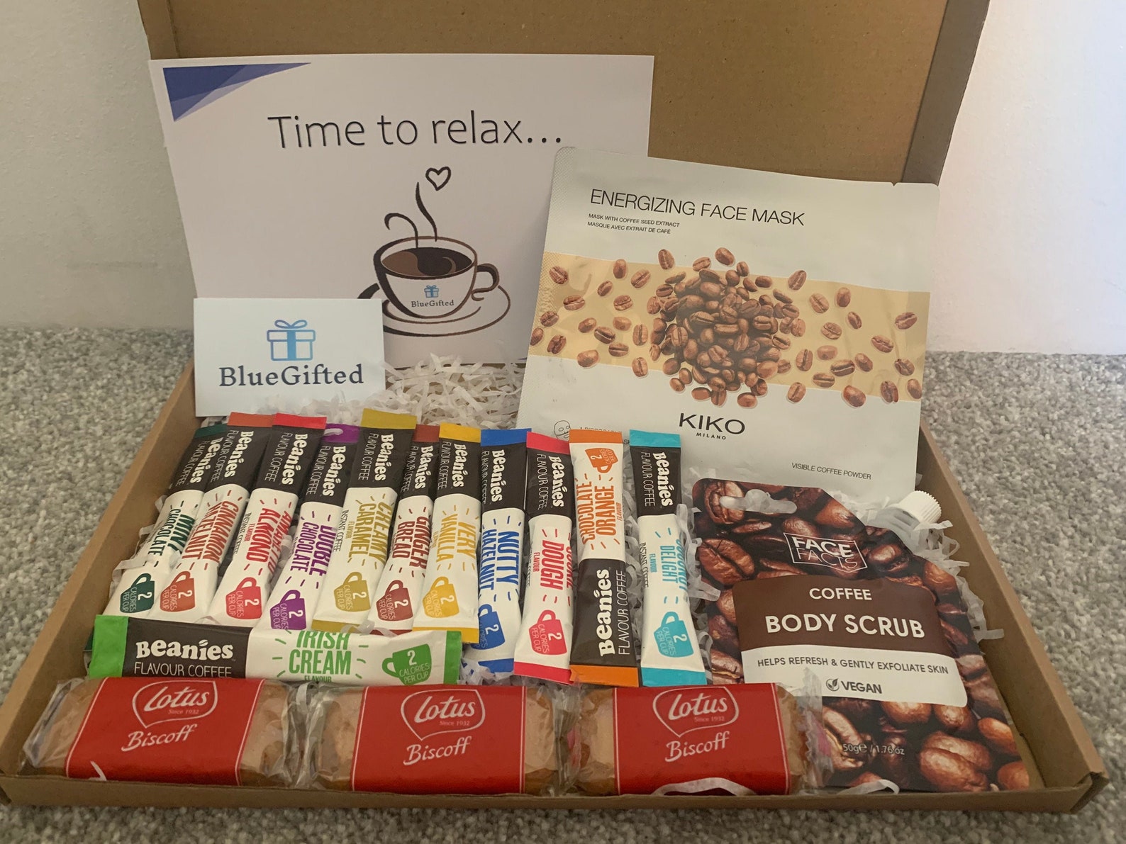 Coffee Pamper Hamper Coffee Gift Set Letterbox Gift Etsy