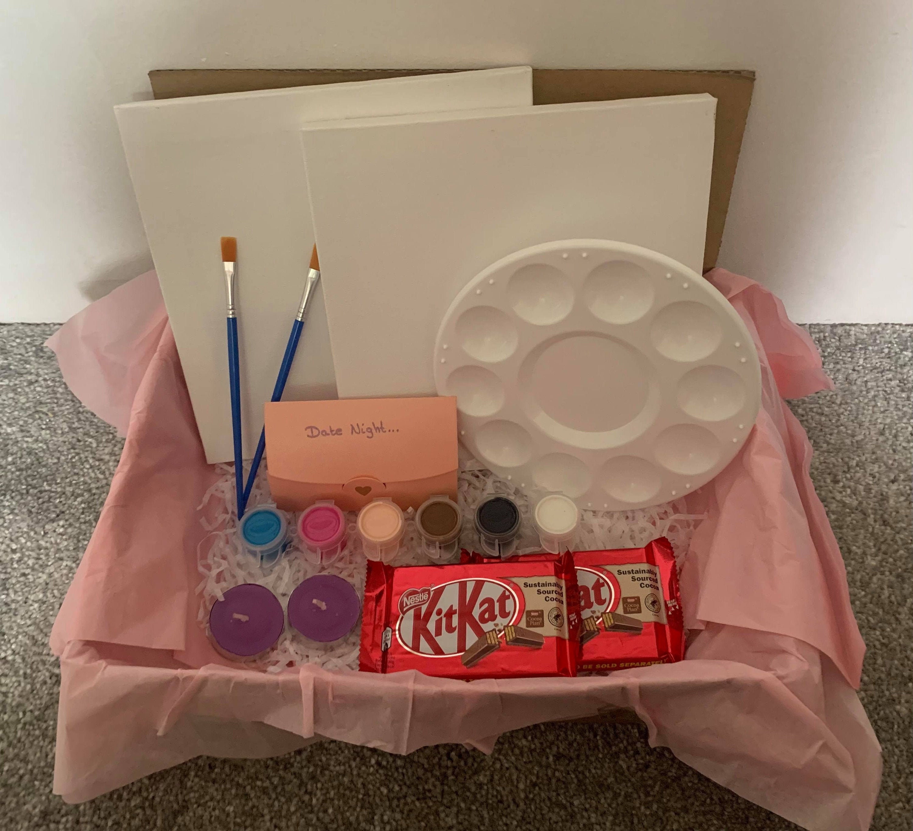 Date Night Arts and Crafts Couples Night Letterbox Date Etsy