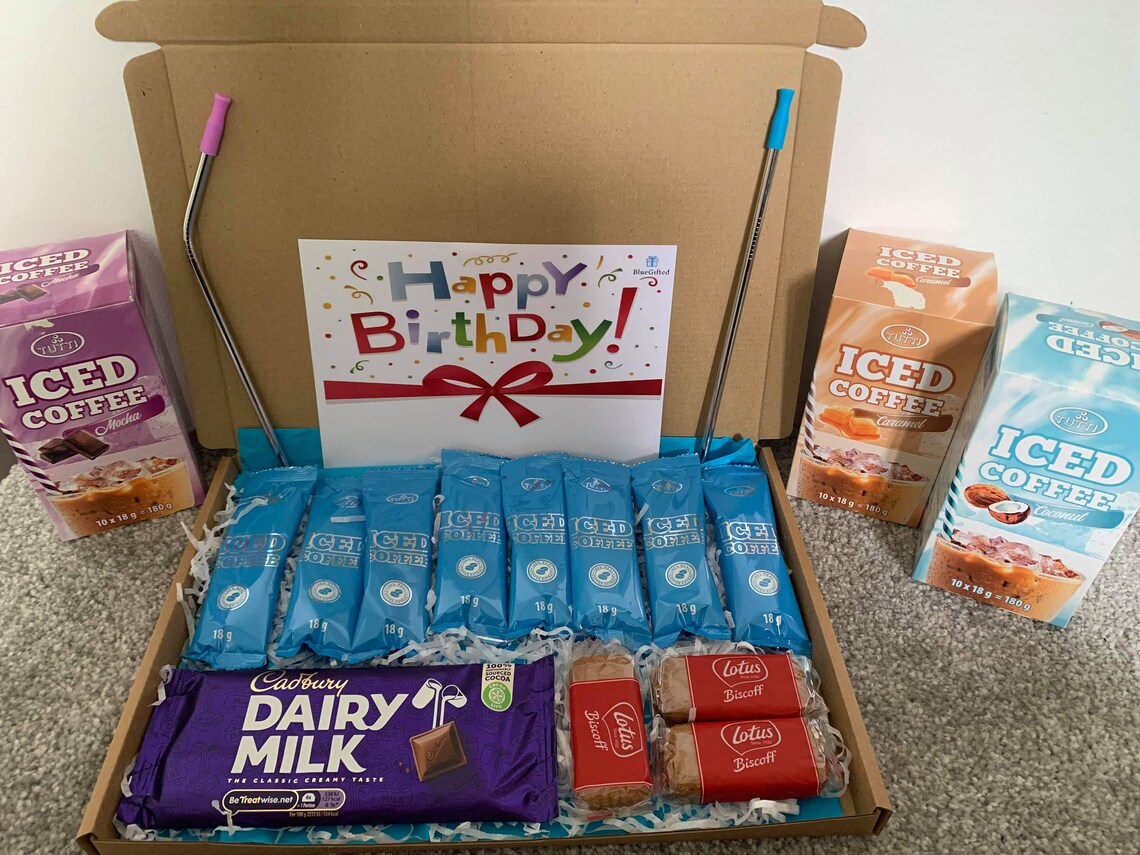 Iced Coffee Gift Set Letterbox Gift 4 Iced Coffee Flavours Etsy