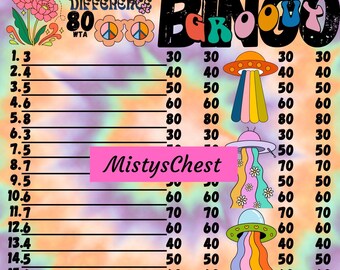 60 WTA Bingo
