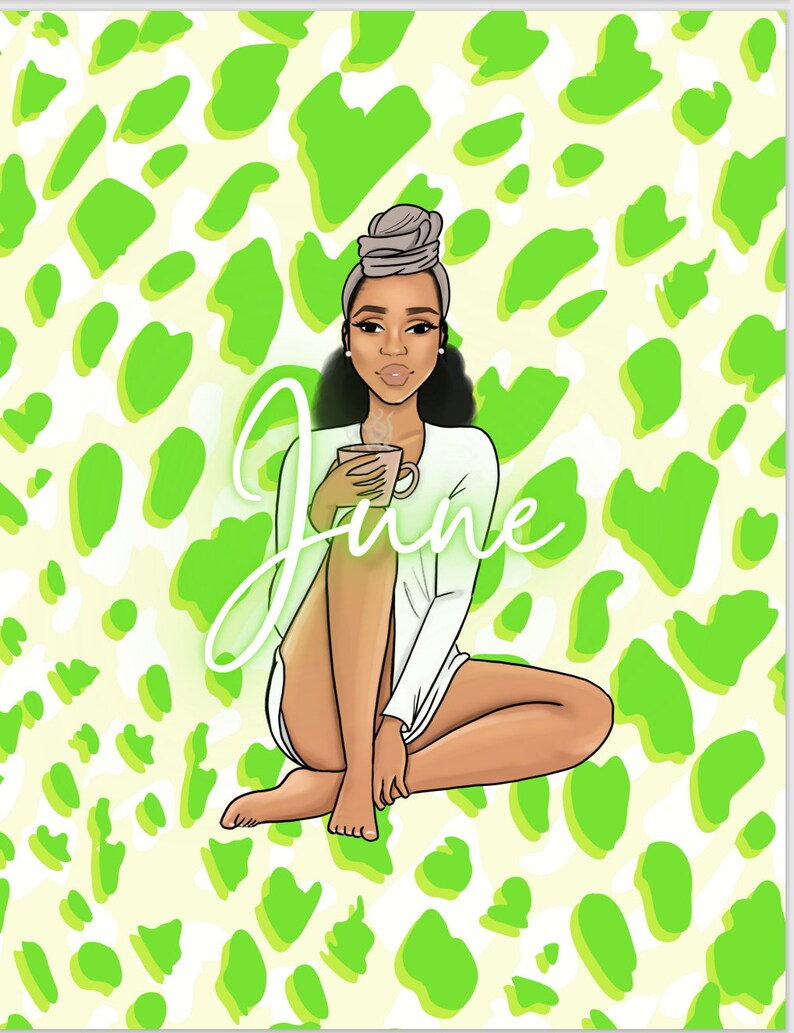 Black Women Calendar Etsy