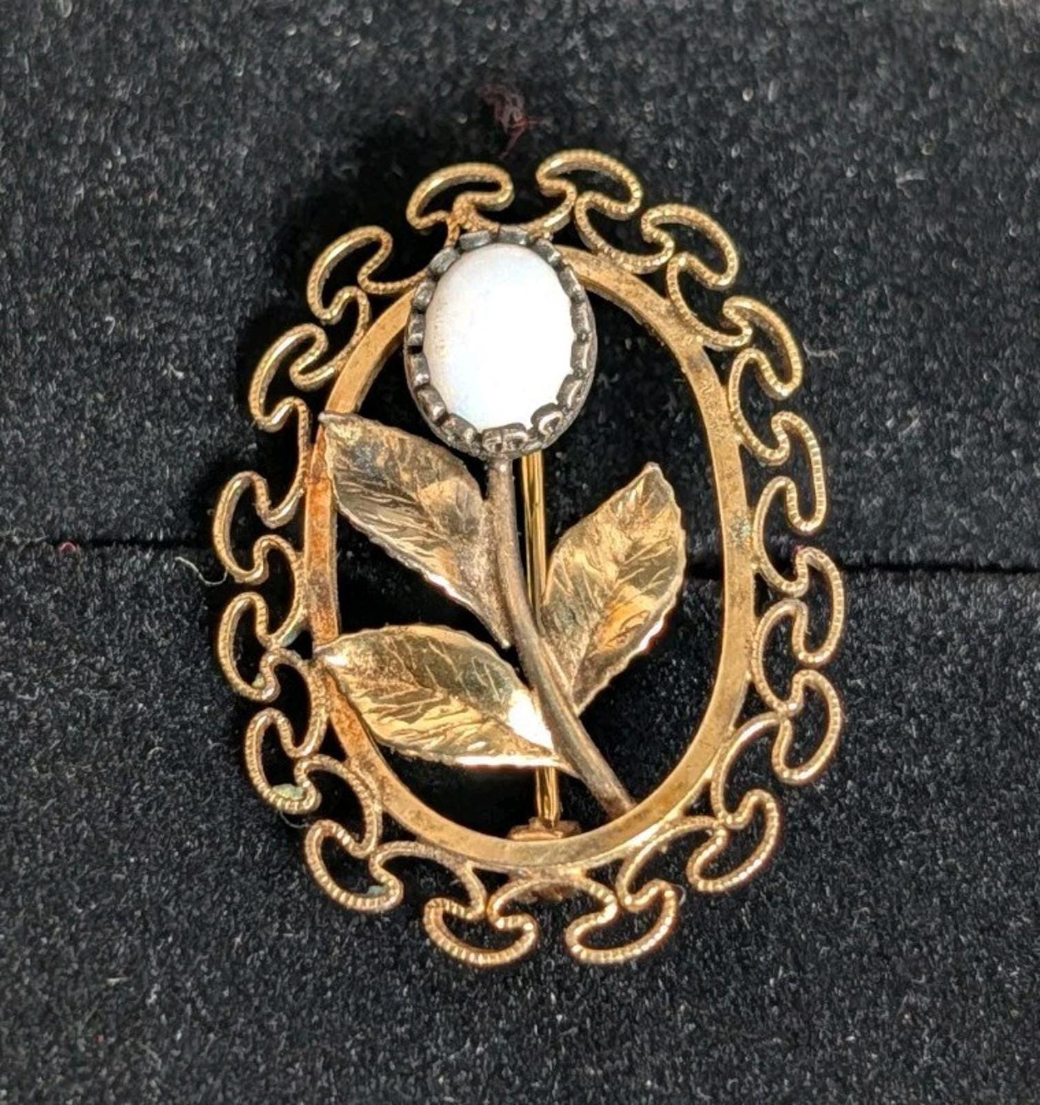 14K ブローチ Kl 14k Brooch - Etsy
