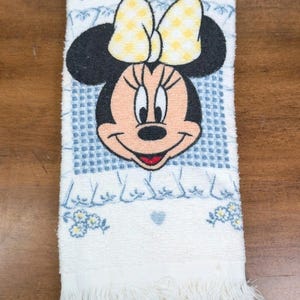 Vintage Mickey Unlimited Minnie Mouse Kitchen Hand Dish Towel NWT zdjęcie 2