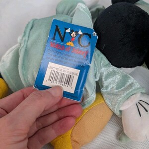 Vtg NYC World Of Disney Minnie Mouse Statue of Liberty Beanbag Plush 12" NEW image 6