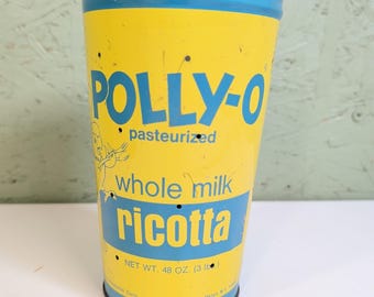 Lisanti Dairy 100% Pasteurized Whole Milk Ricotta Tin Belleville Can Co N.J