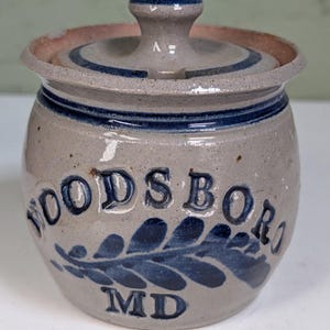 Westerwald Pottery Criglersville VA Glaze Stoneware Crock Jar Pint Woodsboro MD