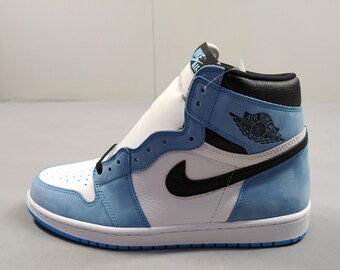 Blue Air Jordan Etsy