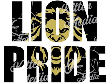 Lion Pride Design SVG PNG