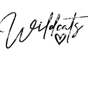 Wildcats Script Herz Design PNG SVG