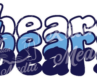 Bears Bubble Text SVG PNG PDF