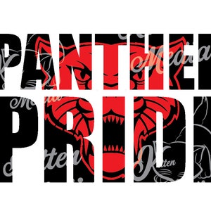 Panther Pride Design SVG PNG