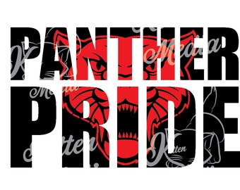Panther Pride Design SVG PNG