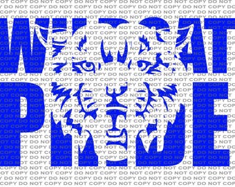 Wildcat Pride | Svg | Png | Pdf | Eps | Dxf | Cheer Svg | Game Day Svg | Wildcat Svg | Cricut Cut Files | Wildcat Pride Png l  Wildcat Svg