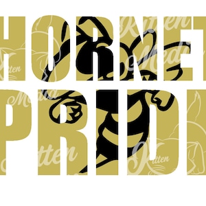 Hornet Pride Design SVG PNG