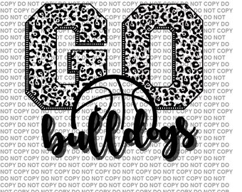 Bulldogs | Svg | Png | Pdf | Eps | Dxf | Printable | Cheer Svg | Game Day Svg | Bulldogs Svg | Cricut Files | Bulldogs Png | Basketball Svg