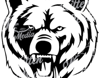 Grizzly Bear Clipart PNG SVG