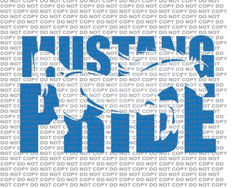 Mustang Pride | Svg | Png | Pdf | Eps | Dxf