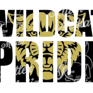 Wildcat Pride Design SVG PNG