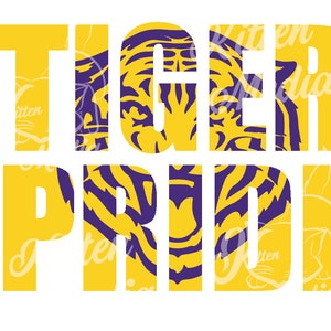 Tiger Pride Design SVG PNG