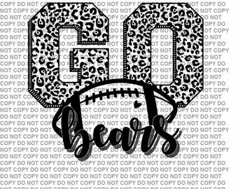 Bears | Svg | Png | Pdf | Eps | Dxf | Printable | Cheer Svg | Game Day Svg | Bears Svg | Cricut Files | Bears Png | Football Svg