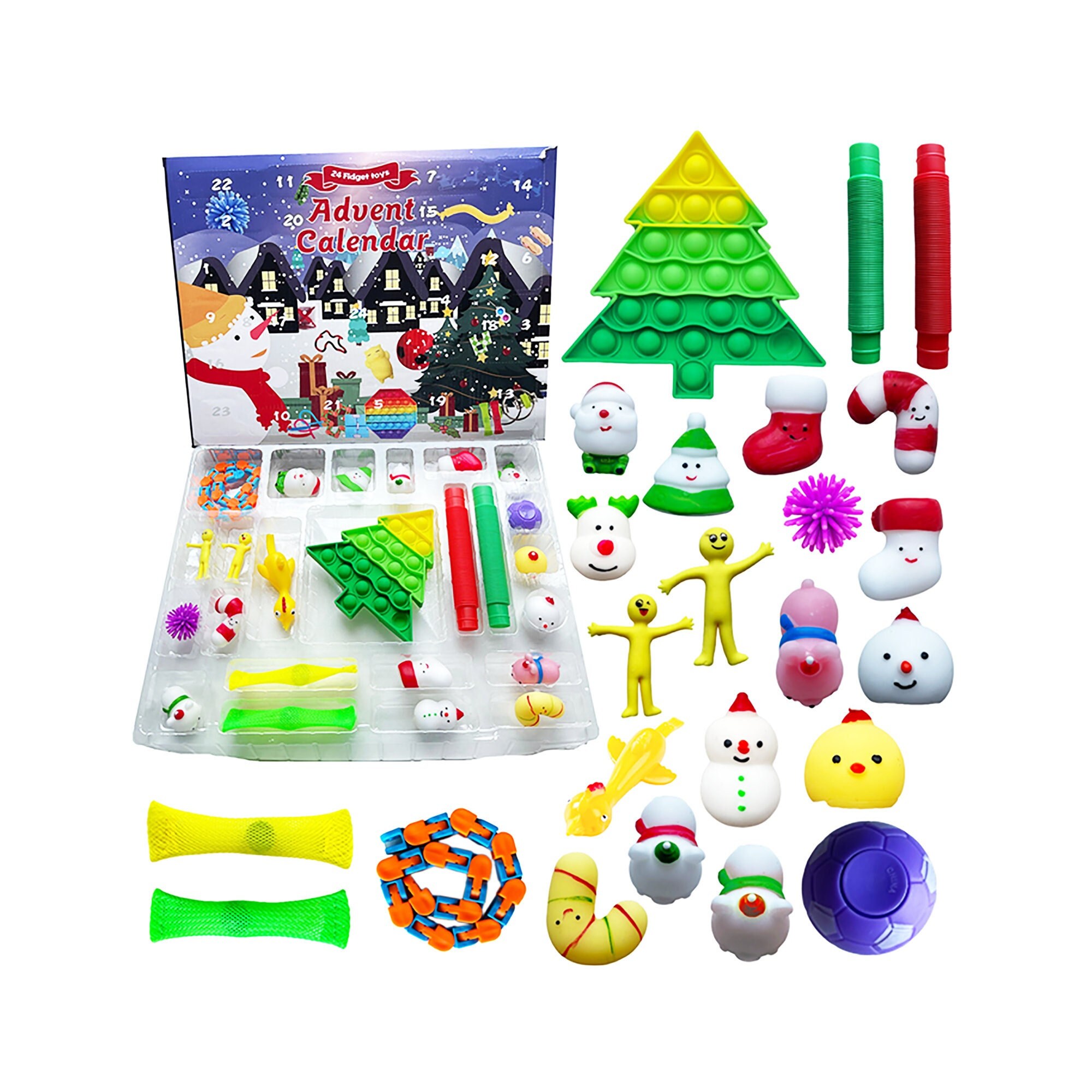 Fidget Toy Advent Calendar 24pcs Set Christmas 24 Days - Etsy