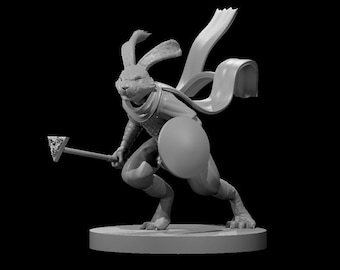 Harengon Agdon Longscarf (Rabbit) (Compatible with d20 Roleplaying Games)
