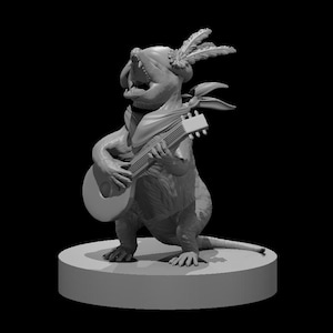 Harmonious Opossum Possum Bard (Compatible with d20 Roleplaying Games)