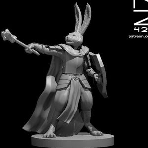 Harengon Cleric / Paladin (Rabbit) (Compatible with d20 Roleplaying Games)