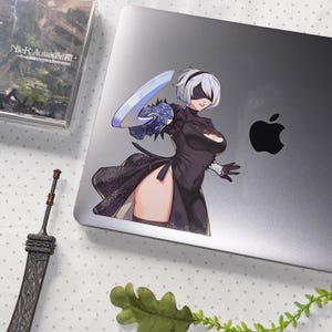 Anime Sticker / Anime Girls / Anime Car Sticker / Anime Decal / Waifu Stickers / Cute Anime / Laptop Sticker / Water bottle Sticker