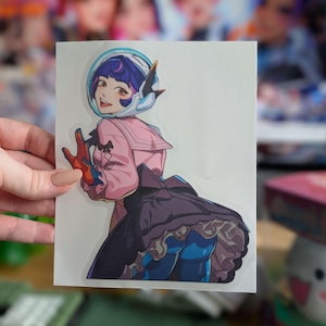 Anime Sticker / Anime Girls / Anime Car Sticker / Anime Decal / Waifu Stickers / Cute Anime / Laptop Sticker / Water bottle Sticker