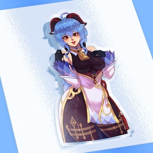 Anime Sticker / Anime Girls / Anime Car Sticker / Anime Decal / Waifu Stickers / Cute Anime / Laptop Sticker / Water bottle Sticker