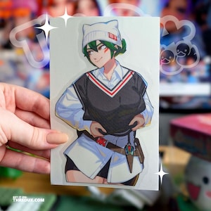 Anime Sticker / Anime Girls / Anime Car Sticker / Anime Decal / Waifu Stickers / Cute Anime / Laptop Sticker / Water bottle Sticker